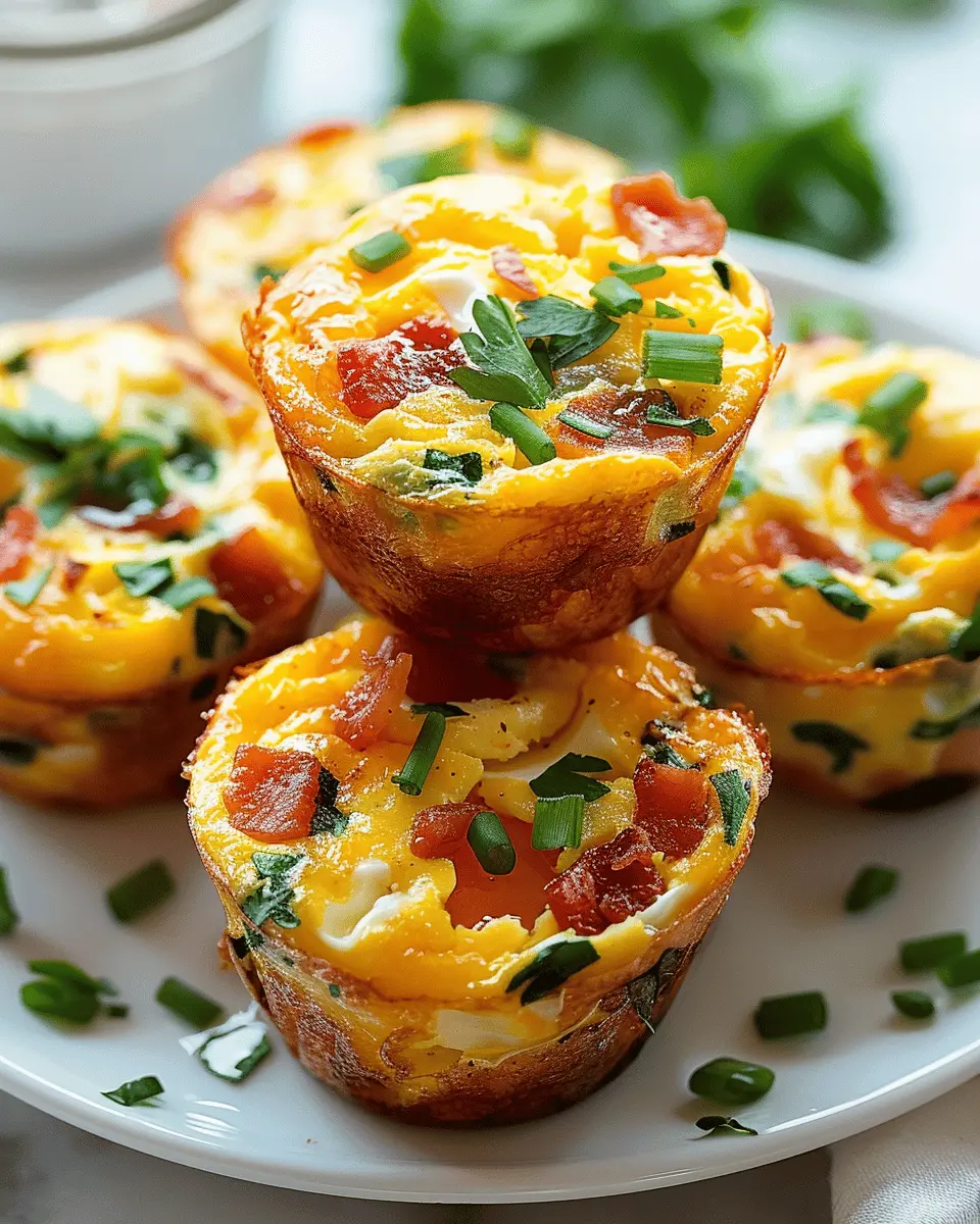 Breakfast Egg Muffins: Easy Recipe with Turkey Bacon and Chicken Ham