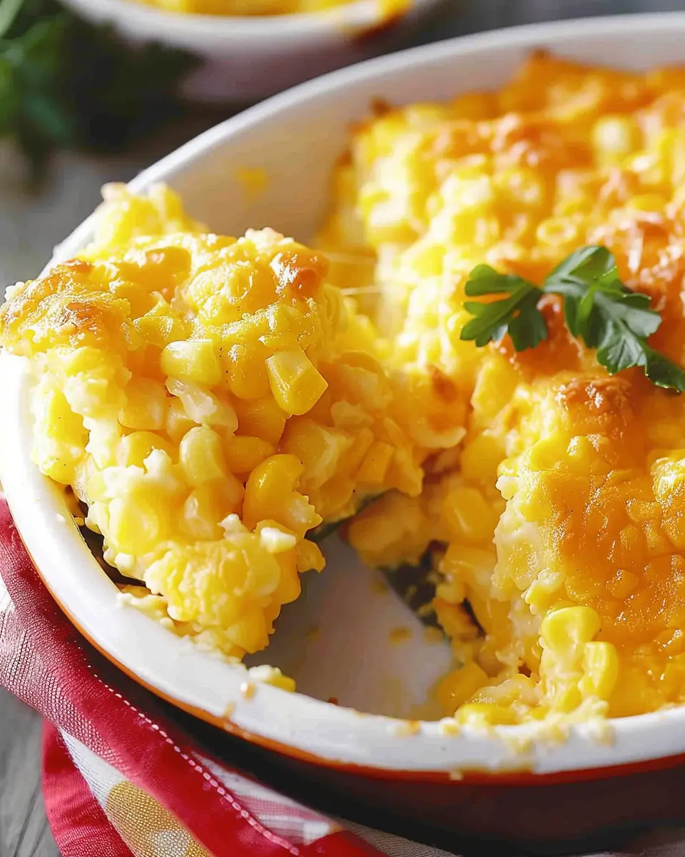 Easy Jiffy Corn Casserole with Turkey Bacon for Cozy Nights