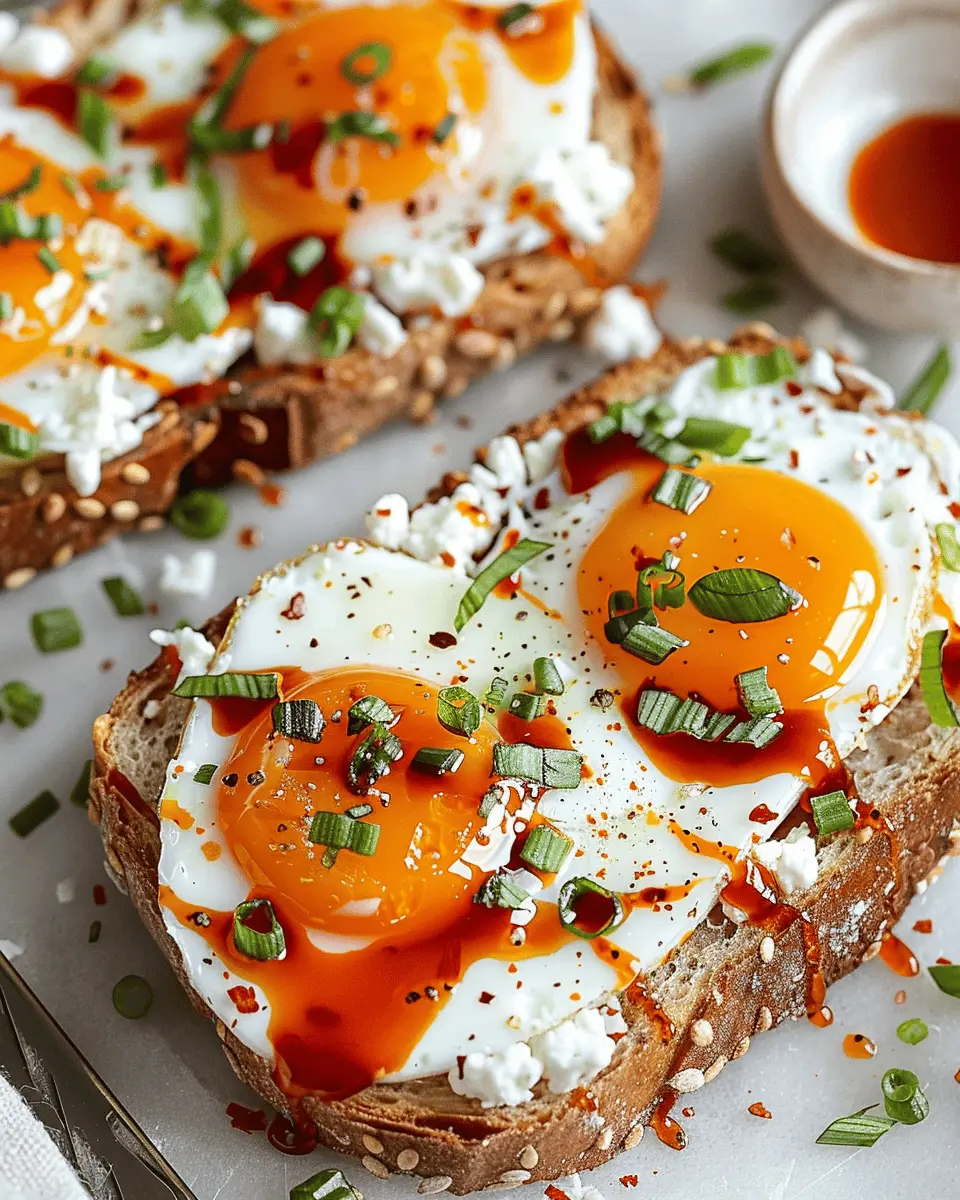 Cottage Cheese Egg & Sriracha Protein Toast: Easy Flavor Boost