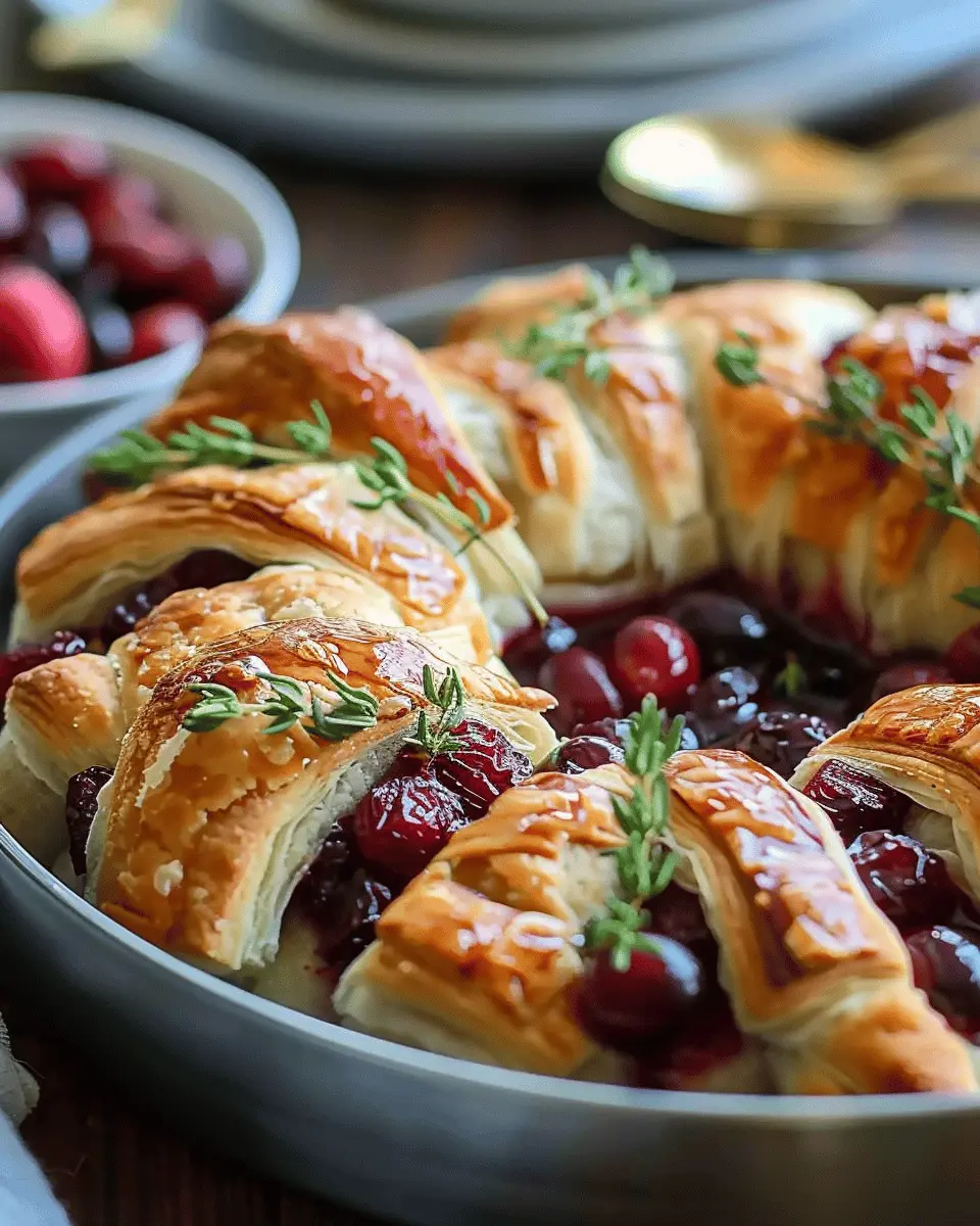 Turkey Cranberry Crescent Ring: The Best Cozy Holiday Recipe