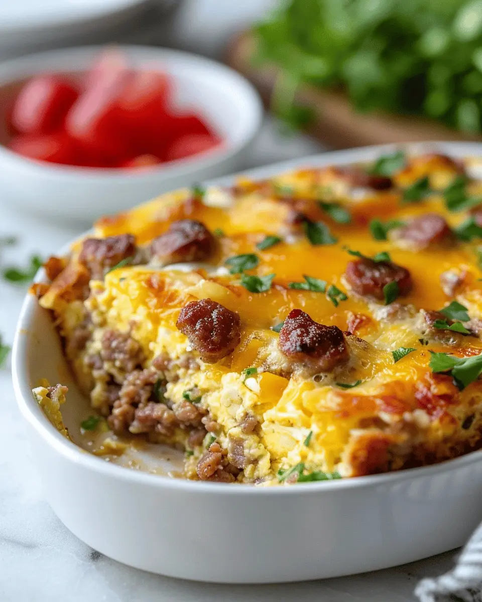 Sausage and Egg Casserole: The Easy Comfort Dish You’ll Love
