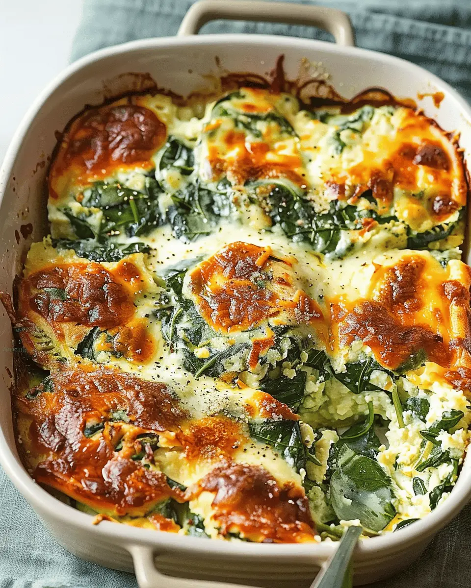 Spinach Florentine Breakfast Casserole: Easy Turkey Bacon Twist