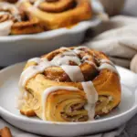 8×8 inch pumpkin cinnamon rolls