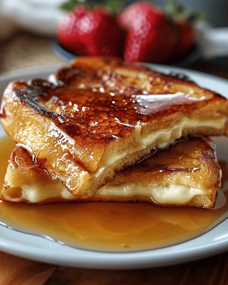 Overnight Crème Brûlée French Toast: Indulgent Twist with Turkey Bacon