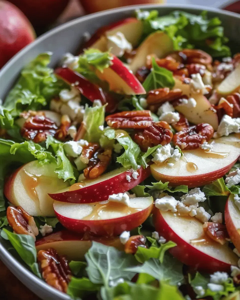 Autumn Harvest Honeycrisp Apple and Feta Salad: A Delightful Twist