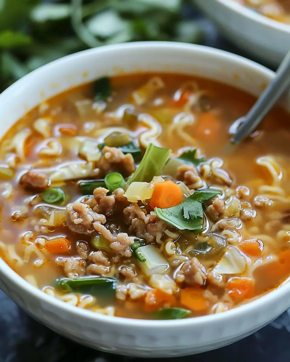 Egg Roll Soup: A Deliciously Easy Recipe with Turkey Bacon and Chicken Ham