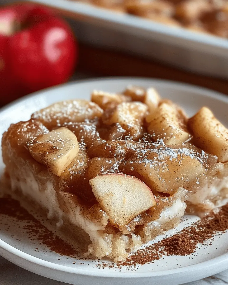 Apple Cinnamon Sheet Cake: The Best Homemade Treat for Fall