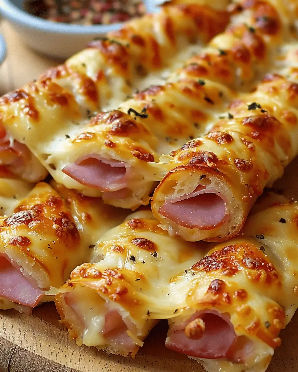 Ham and Cheese Sticks: Easy Chicken Ham and Turkey Bacon Delight
