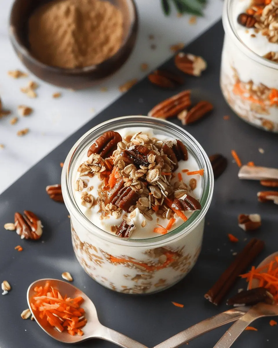 Carrot Cake Overnight Oats: Easy, Delicious Start to Your Day
