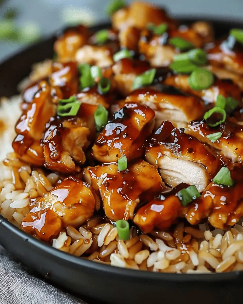 Honey BBQ Chicken Rice: The Best Comfort Food Delight