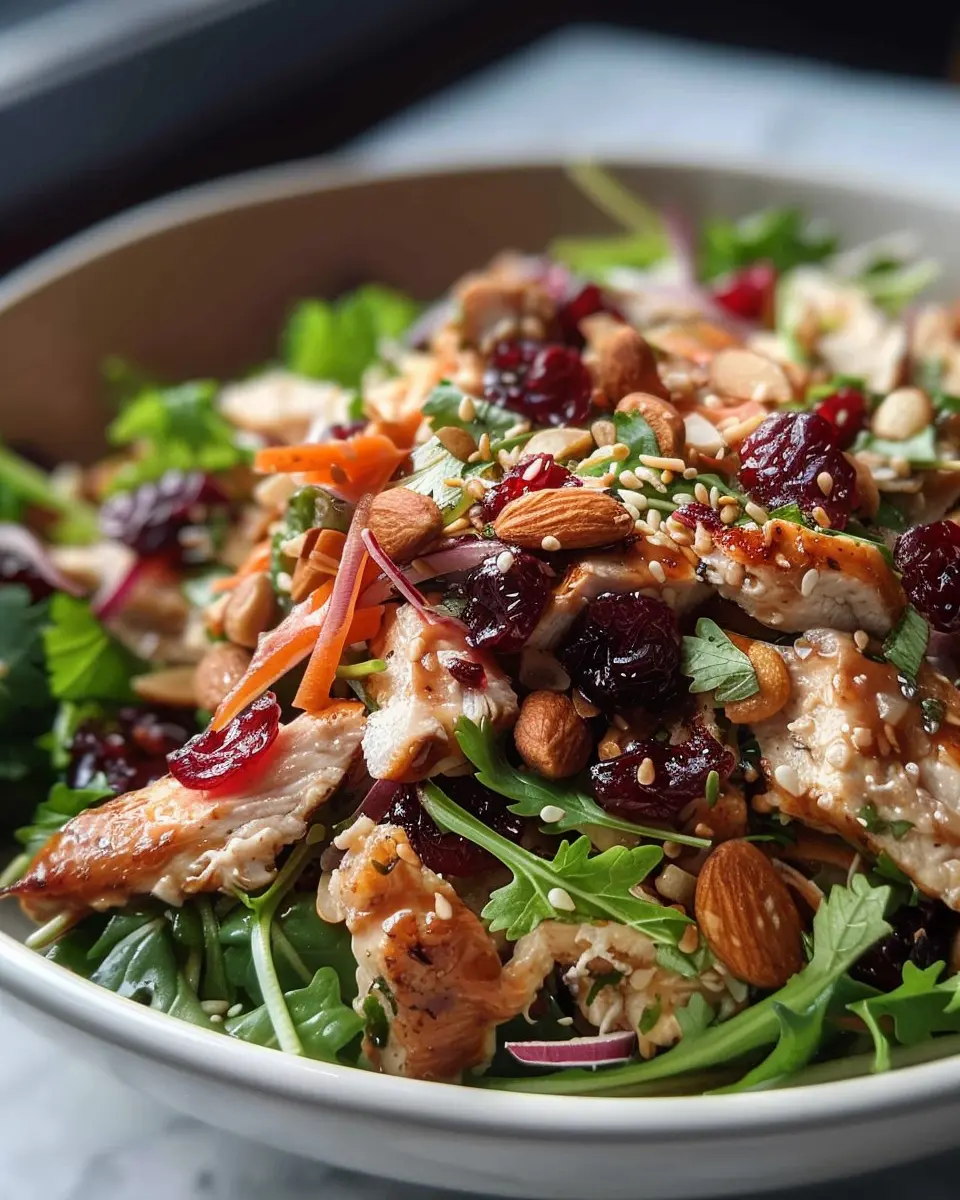 Asian Chicken Cranberry Salad: A Refreshingly Healthy Twist