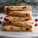 Orange Cranberry Shortbread Cookies