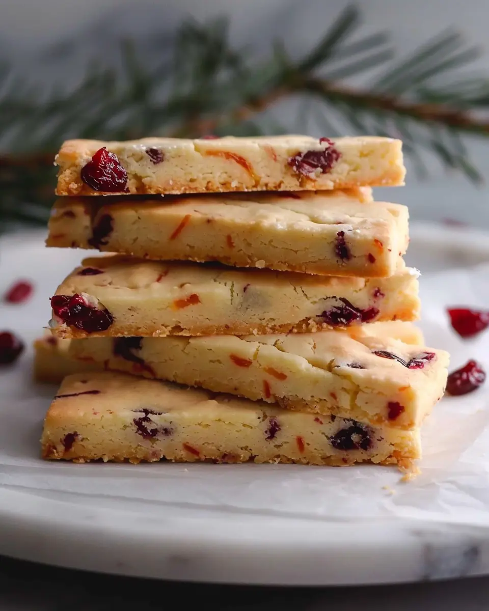 Orange Cranberry Shortbread Cookies: The Best Festive Treats