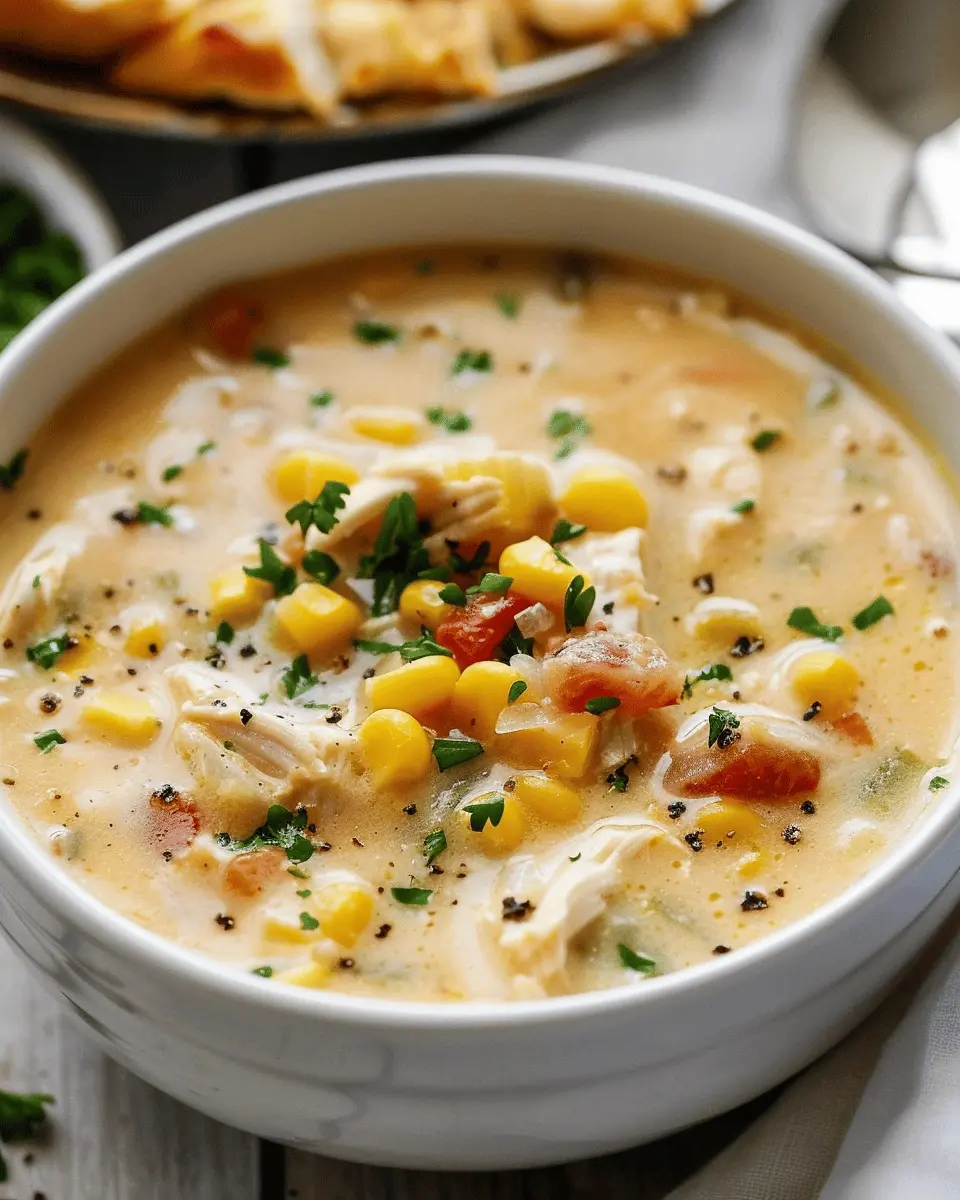 Chicken and Corn Chowder: The Best Comfort Food Recipe with Turkey Bacon