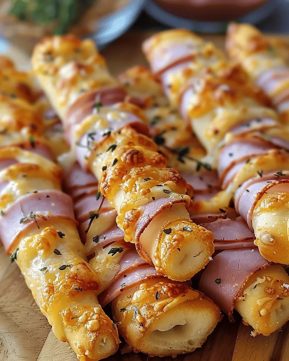 Ham and Cheese Sticks: Easy Chicken Ham and Turkey Bacon Delight
