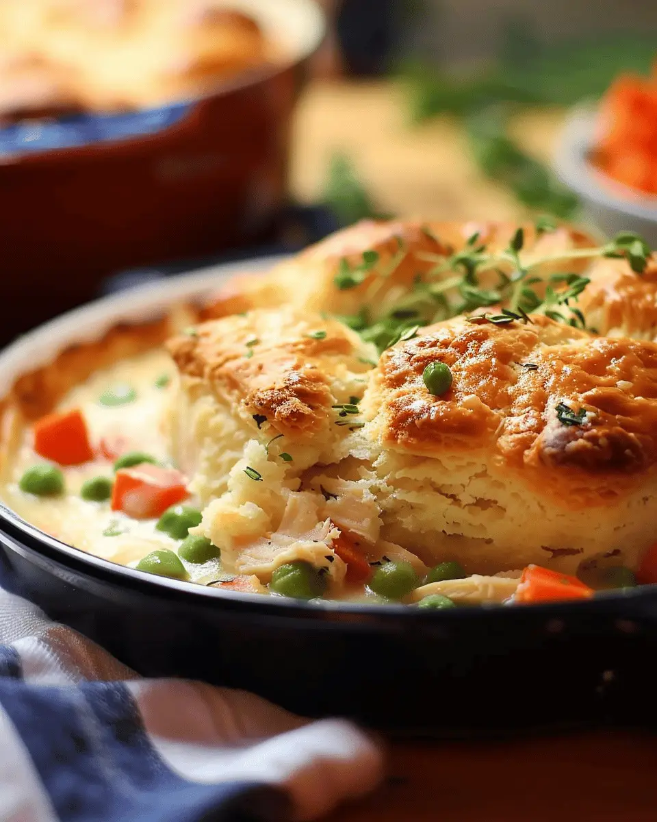 Red Lobster Biscuit Chicken Pot Pie: An Easy Cozy Comfort Dish