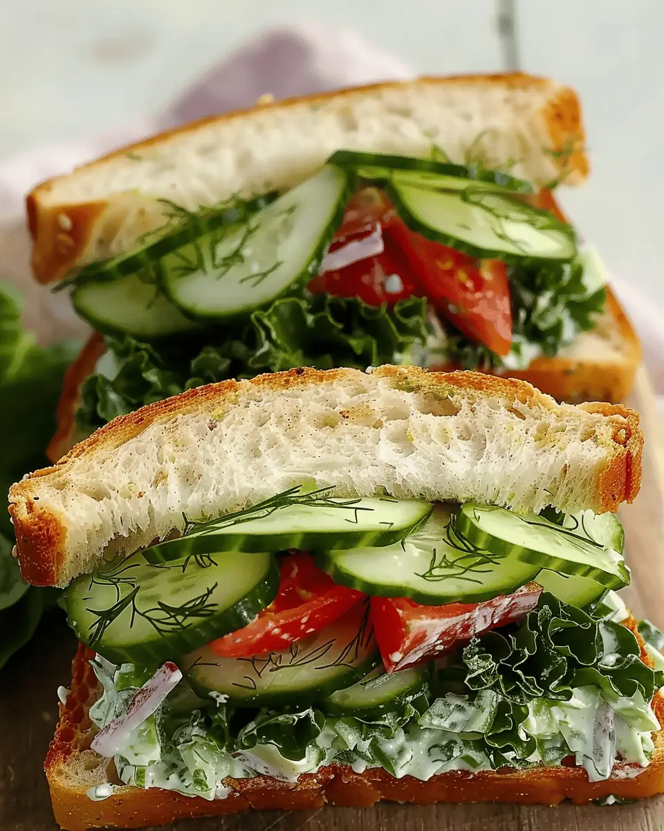 Cucumber Salad Sandwiches: The Best Easy Recipe for Refreshing Bites