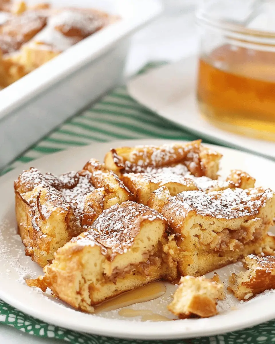 Best French Toast Casserole with Turkey Bacon Delight
