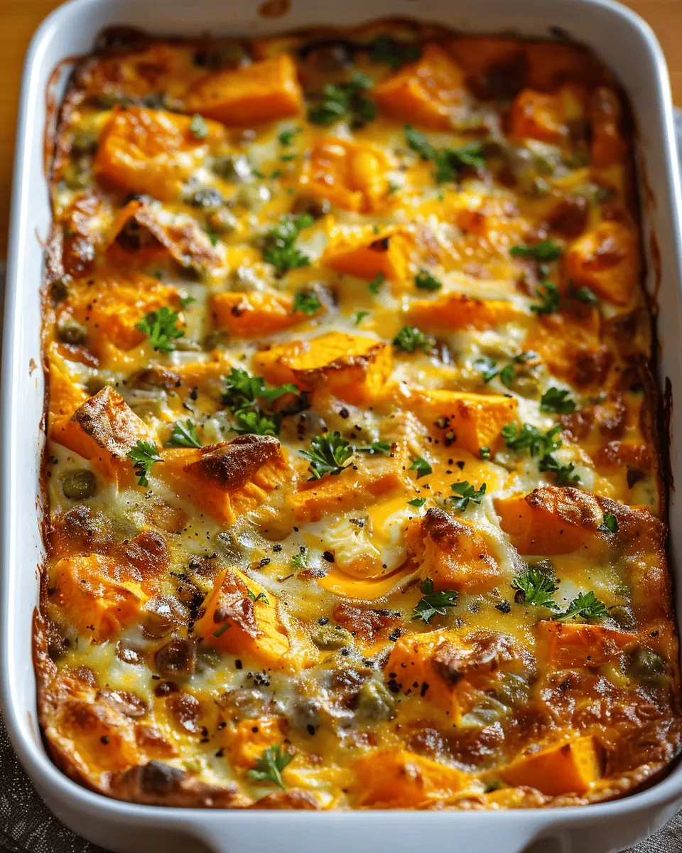 Sweet Potato Egg Casserole with Turkey Bacon: A Healthy Delight