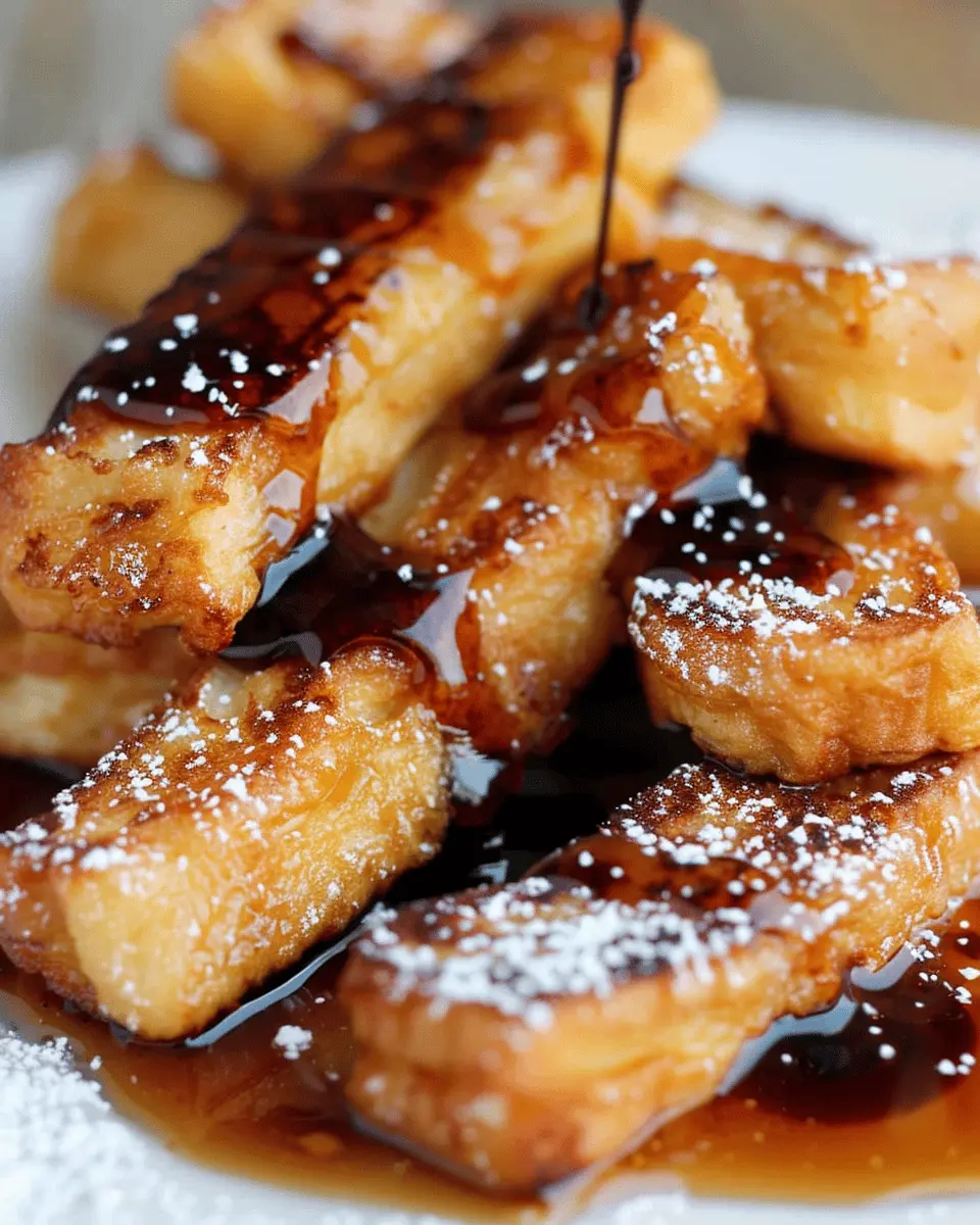 French Toast Sticks: Easy and Indulgent for Weekend Mornings
