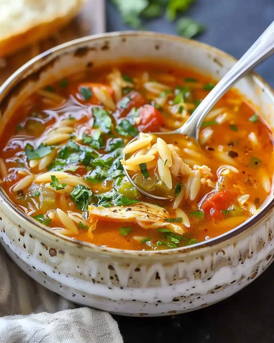 Chicken Orzo Tomato Soup Recipe: Easy Comfort in Every Spoonful
