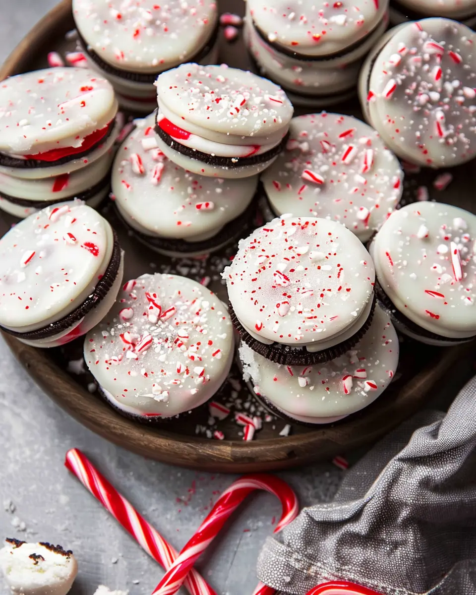 Peppermint Bark Oreos: Easy Indulgence for the Holidays