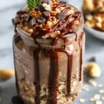Chocolate Peanut Butter Overnight Oats