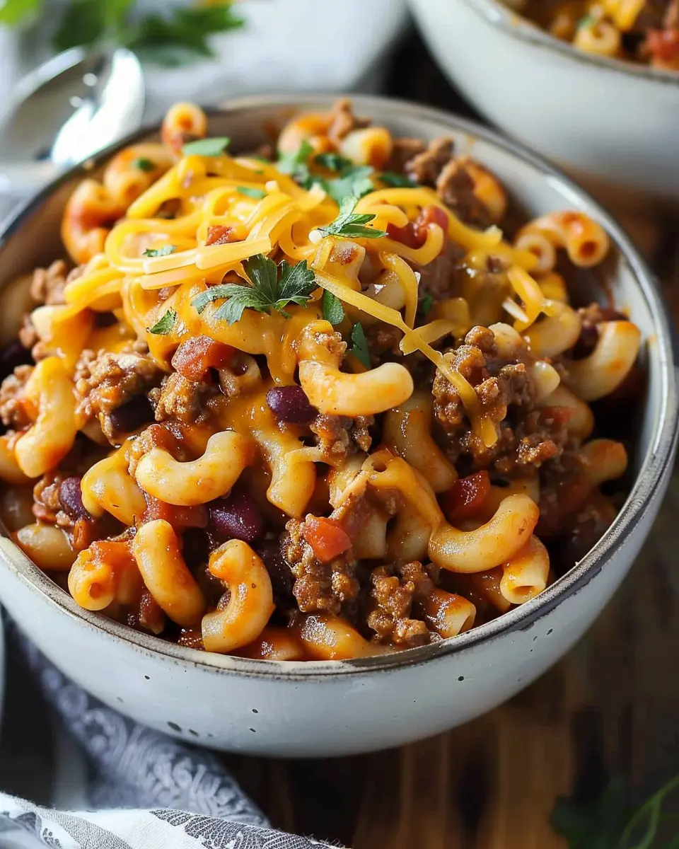 Easy Chili Mac: A Flavorful Twist with Turkey Bacon and Chicken Ham