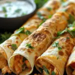Crispy Chicken Taquitos