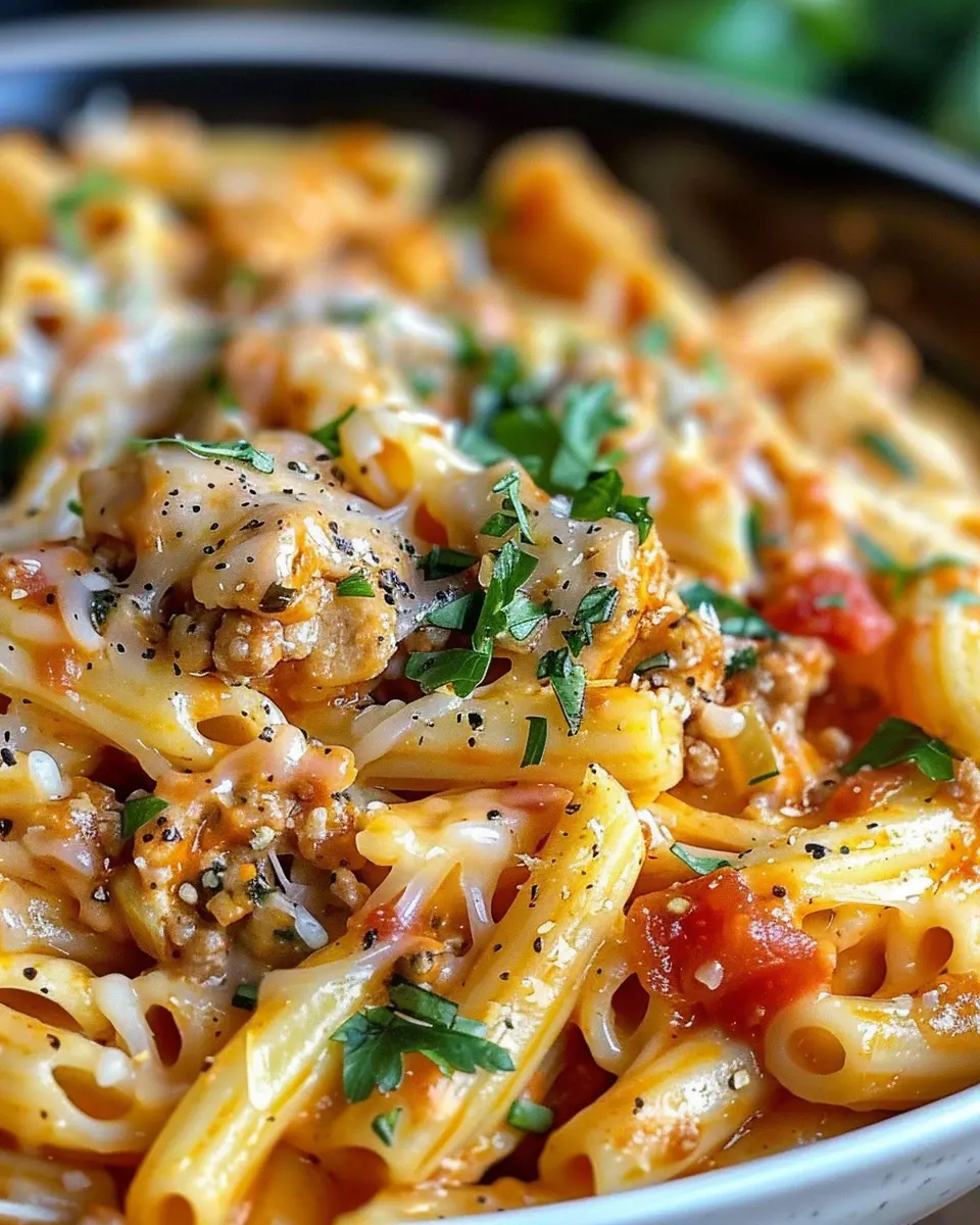 Rotel Pasta Fiesta: Easy Turkey Bacon &amp; Chicken Ham Delight