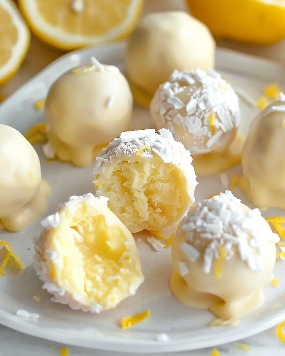 Lemon Truffles: Easy Indulgence for Homemade Sweet Treats