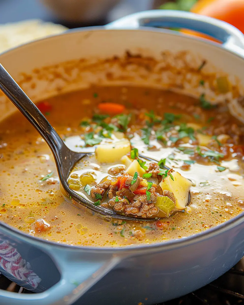 Dolly Partons Stampede Soup: A Cozy, Comforting Delight with Turkey Bacon and Chicken Ham