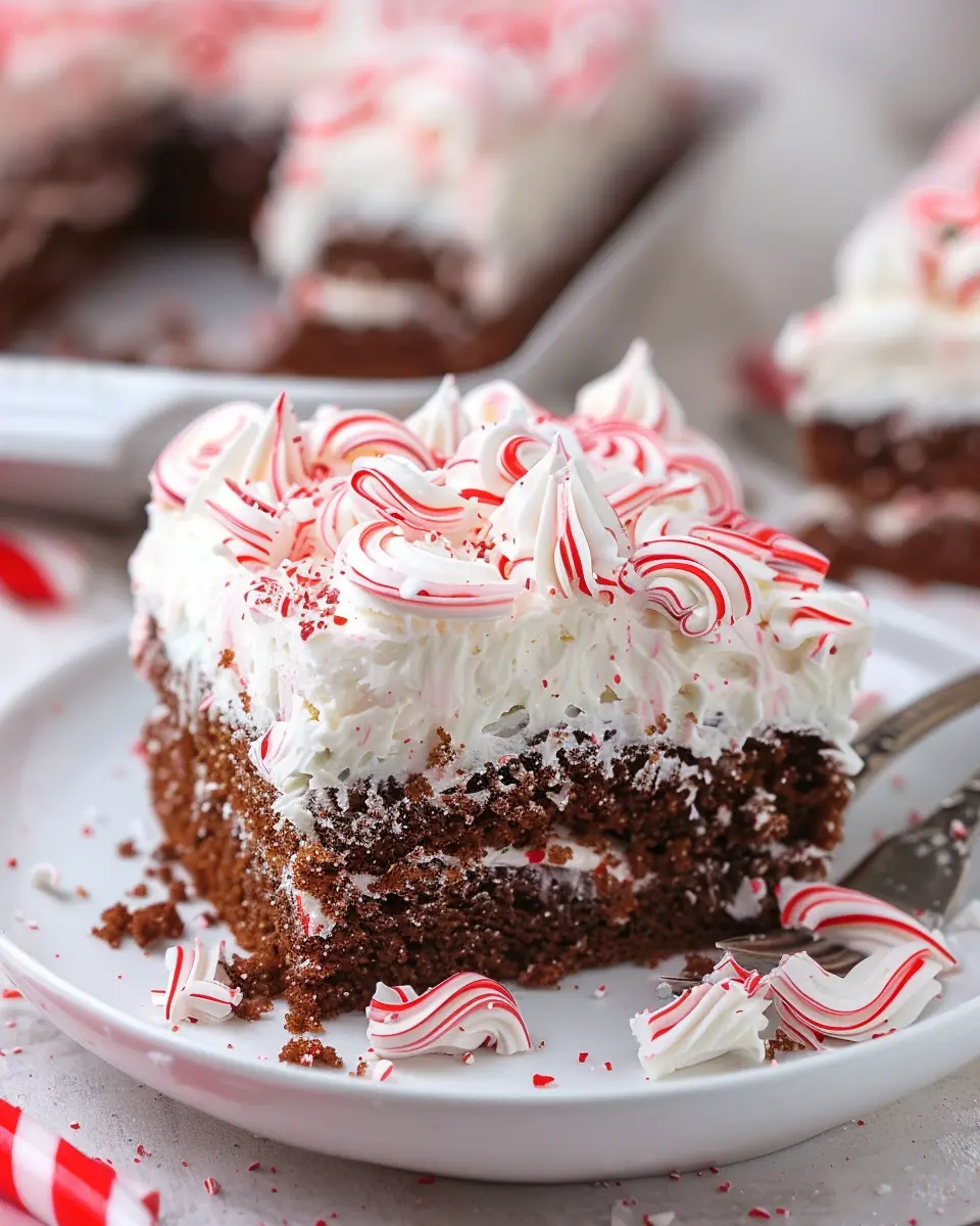 Peppermint Poke Cake: The Best Indulgent Holiday Dessert