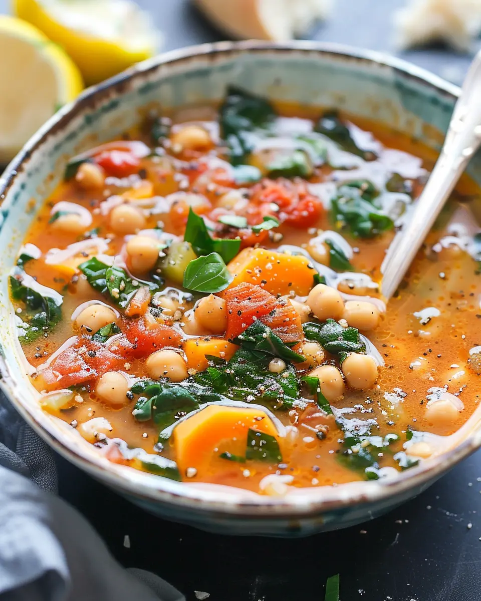 Mediterranean Soup: Easy Comfort with Turkey Bacon and Chicken Ham