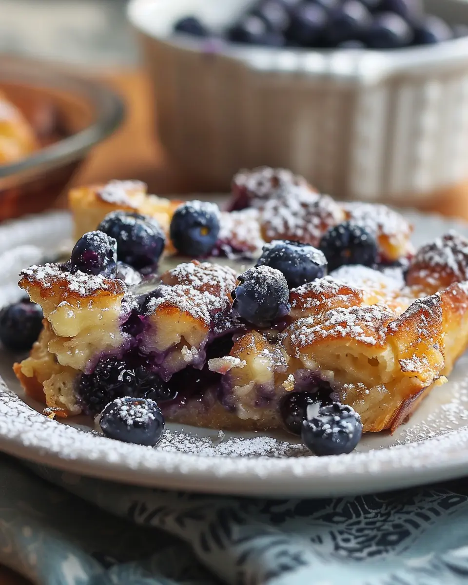 Blueberry Lemon French Toast Casserole: Easy Breakfast Delight