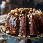 Hazelnut Bundt Cake with Espresso & Chocolate Glaze