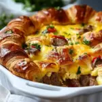 Croissant Breakfast Casserole