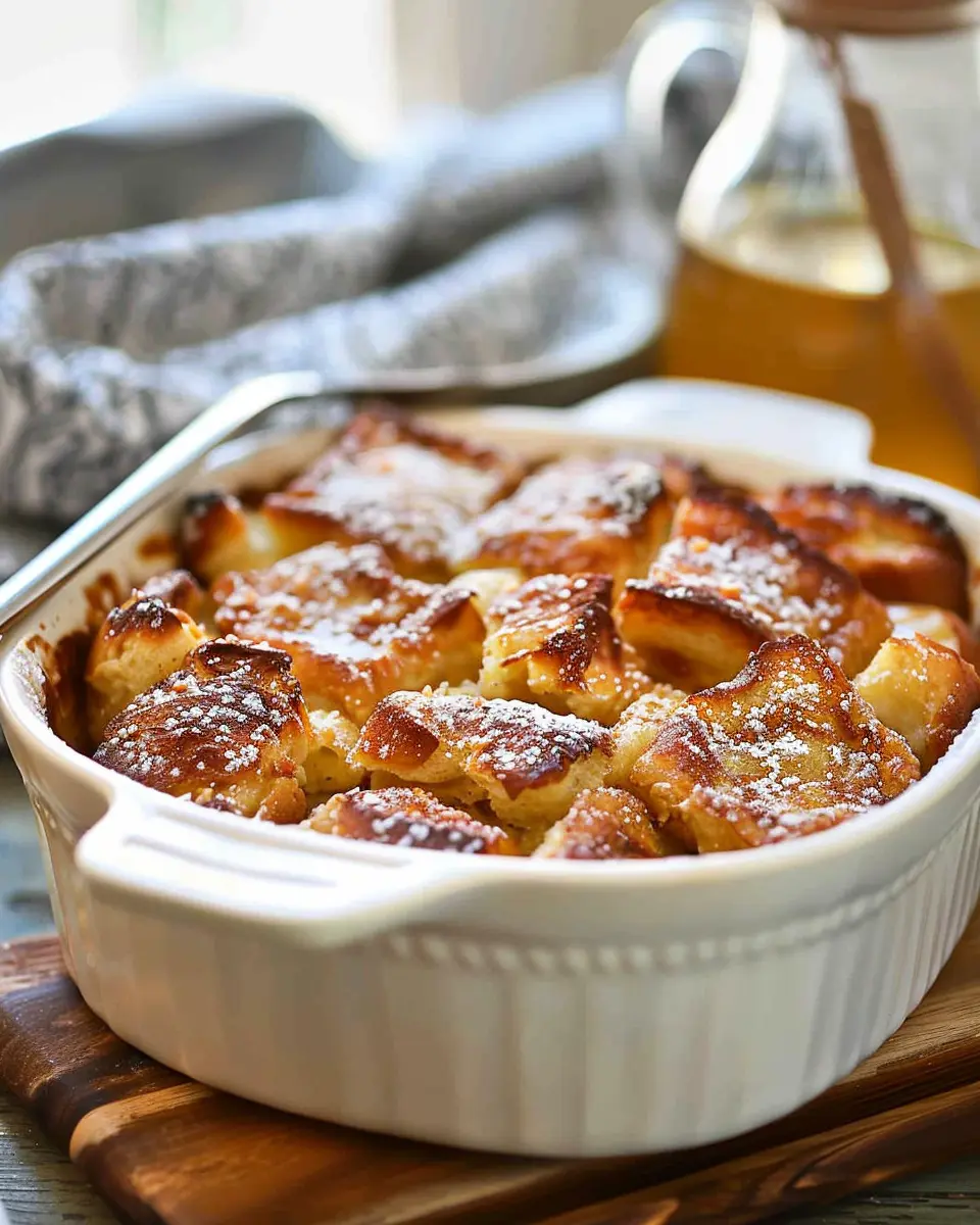 French Toast Casserole: Easy and Indulgent with Turkey Bacon