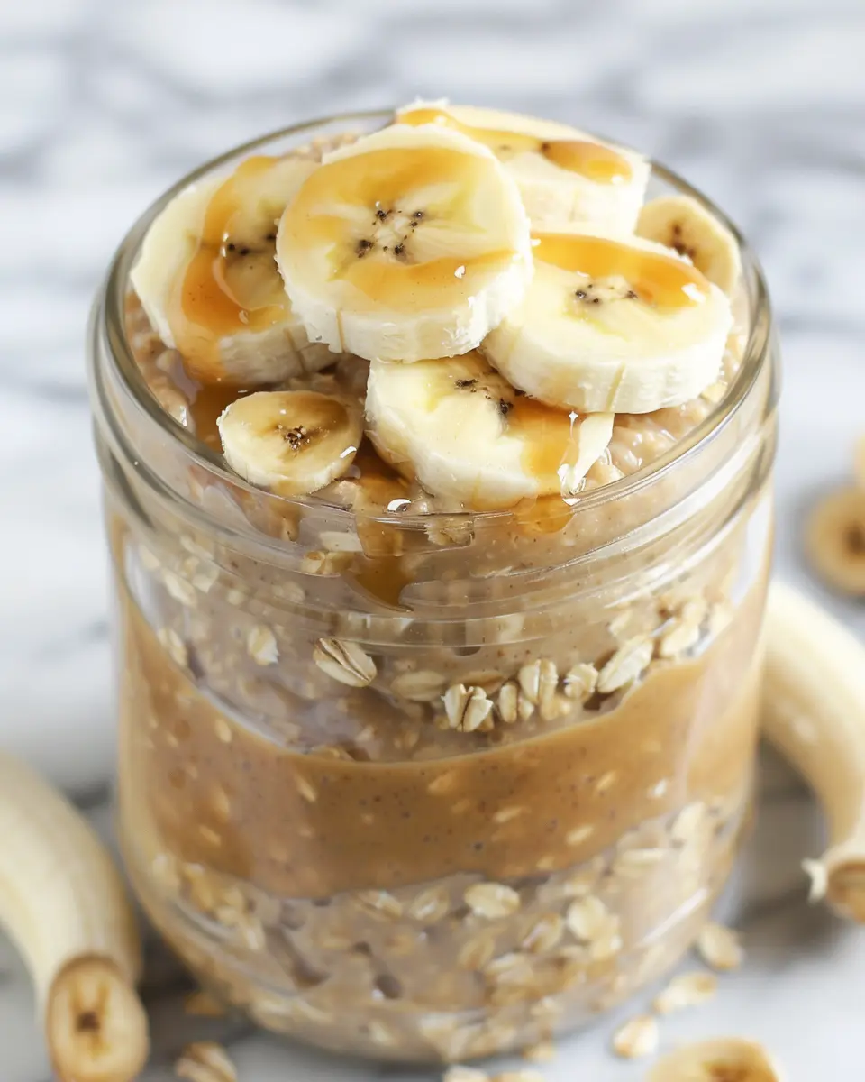 Peanut Butter Banana Overnight Oats: The Best Easy Breakfast Delight