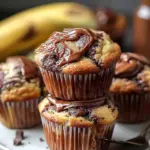 Nutella Banana Swirl Muffins