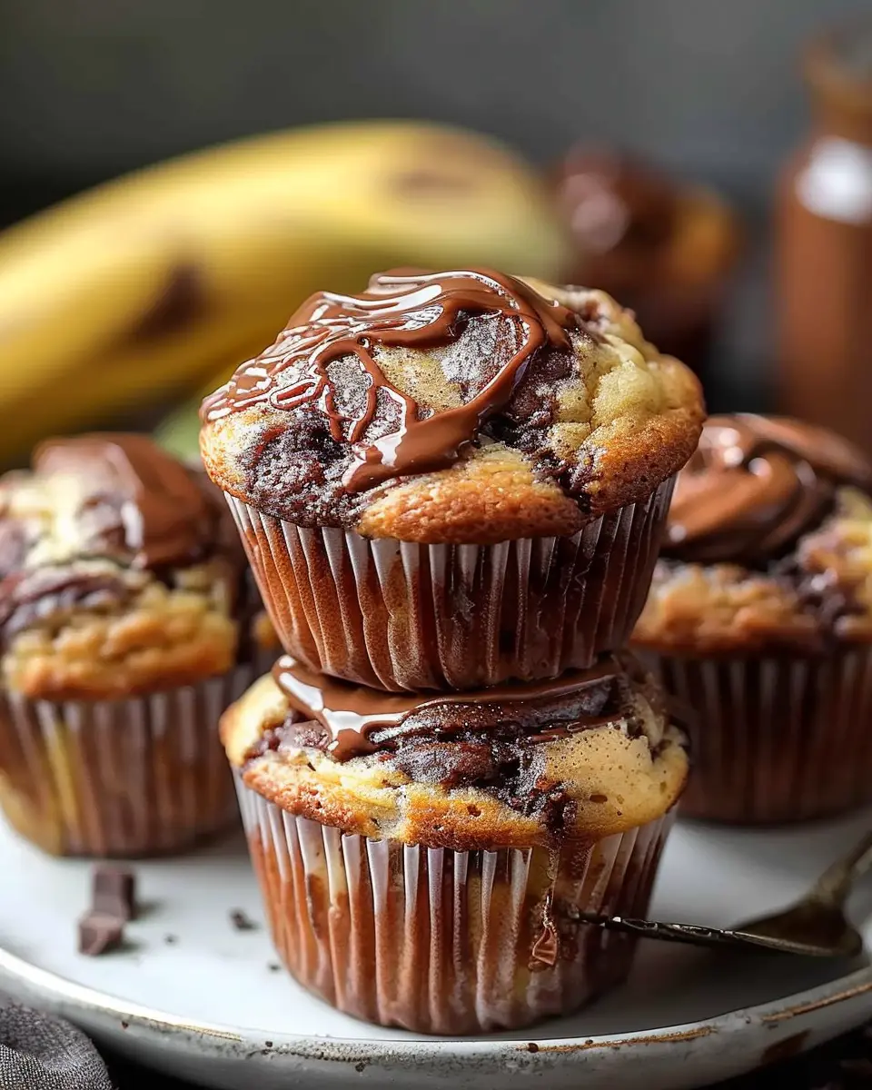 Nutella Banana Swirl Muffins: Indulgent Treats for Every Baker