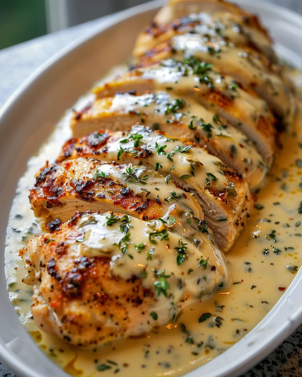 Baked Caesar Chicken: Easy Recipe with Creamy Parmesan Sauce