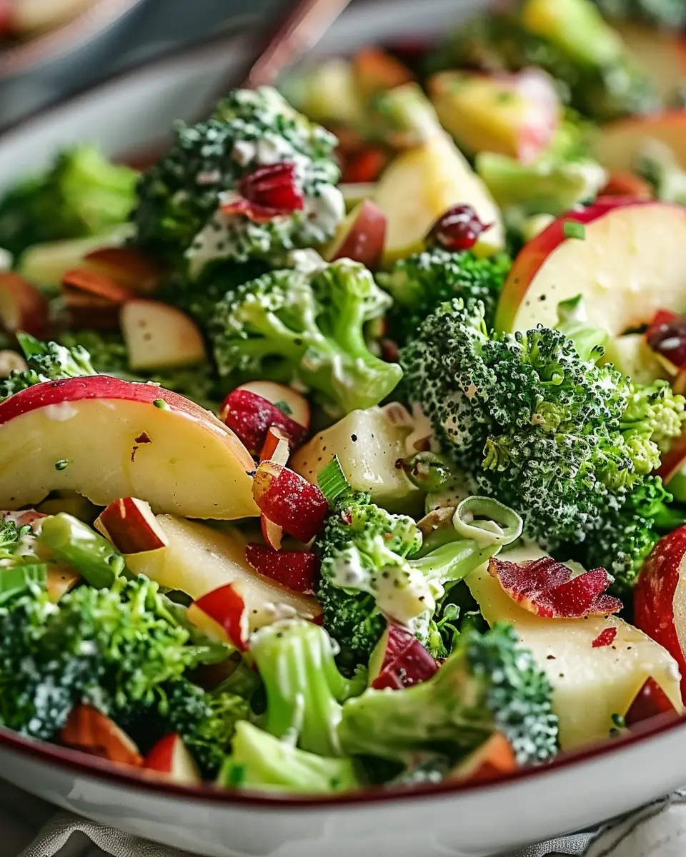 Honeycrisp Apple Broccoli Salad: A Refreshing Twist with Turkey Bacon