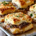 Baked French Dip Biscuits Recipe