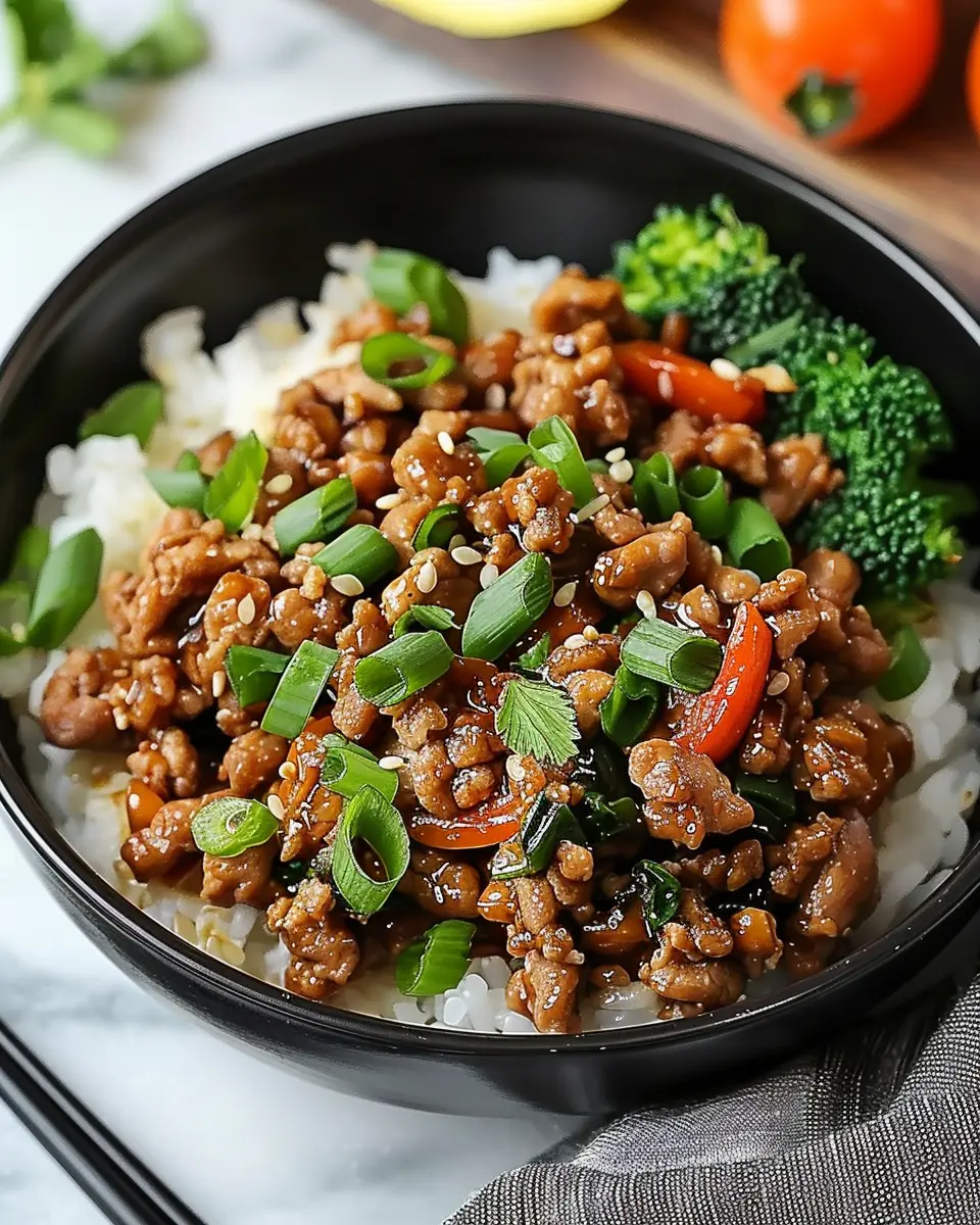 Teriyaki Ground Turkey Bowl: Easy, Flavorful Weeknight Dinner