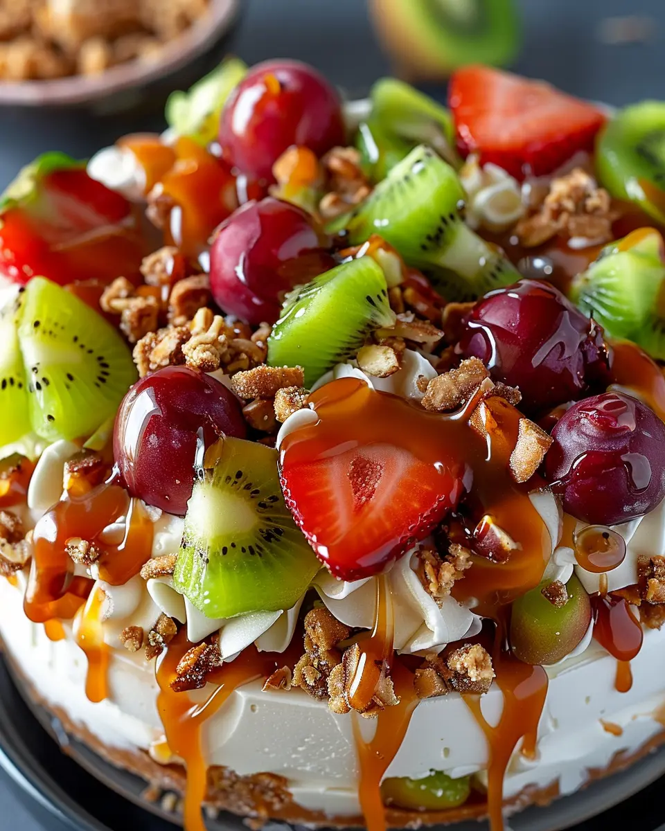 Caramel Crunch Cheesecake Fruit Salad: The Best Indulgent Treat