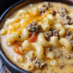 Cheeseburger Macaroni Soup