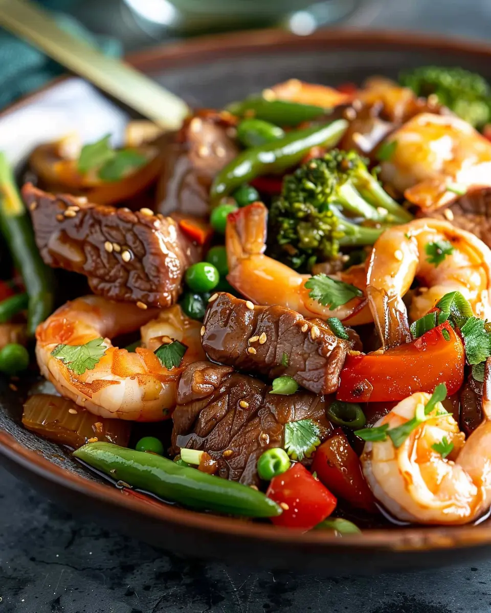 Steak and Shrimp Stir Fry: A Quick and Flavorful Delight