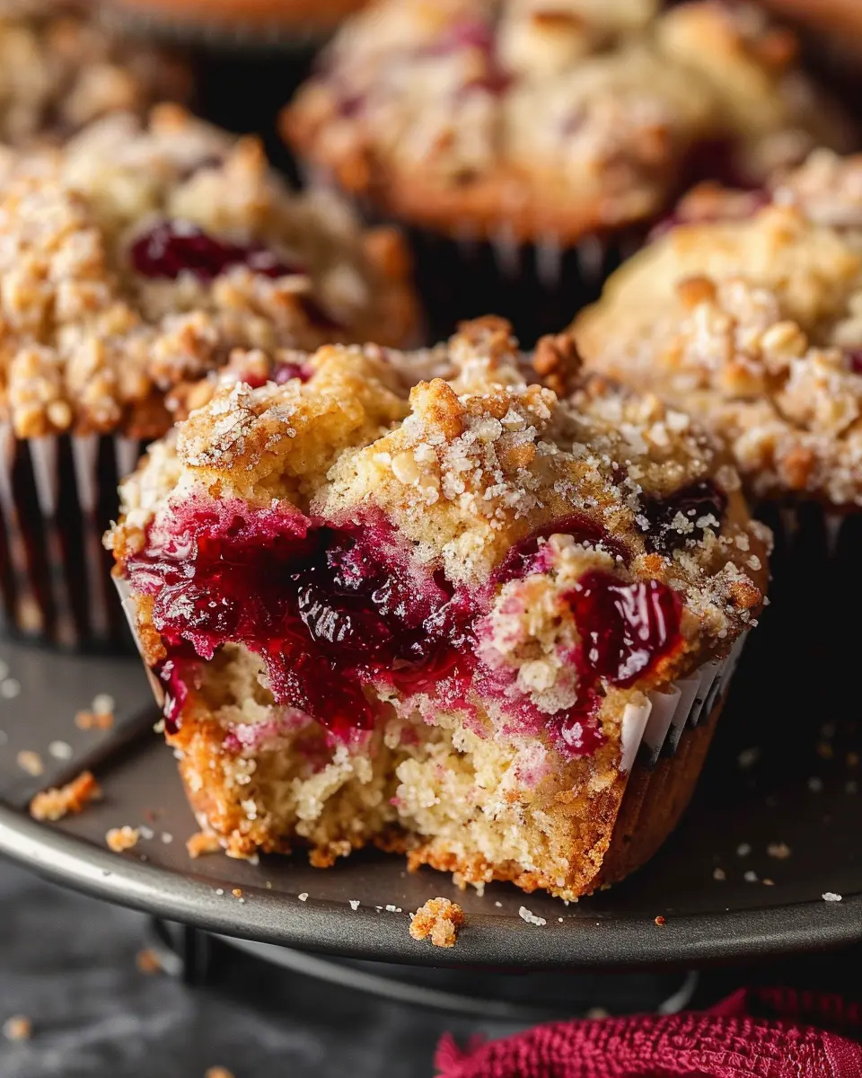 Leftover Cranberry Sauce Coffee Cake Muffins: The Best Comfort Treat