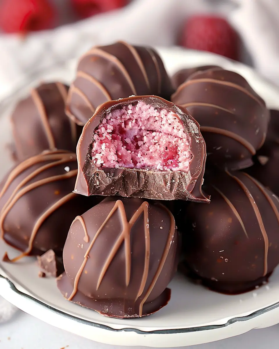 Chocolate Raspberry Truffles: Indulgent Treats Made Easy